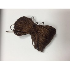 NT - 02/1 Перлинна нитка для вишивки носика коричнева